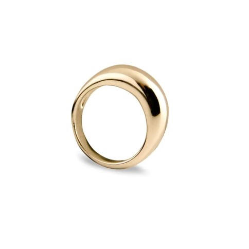 Ring Dome in Gold von Jeberg Jewellery