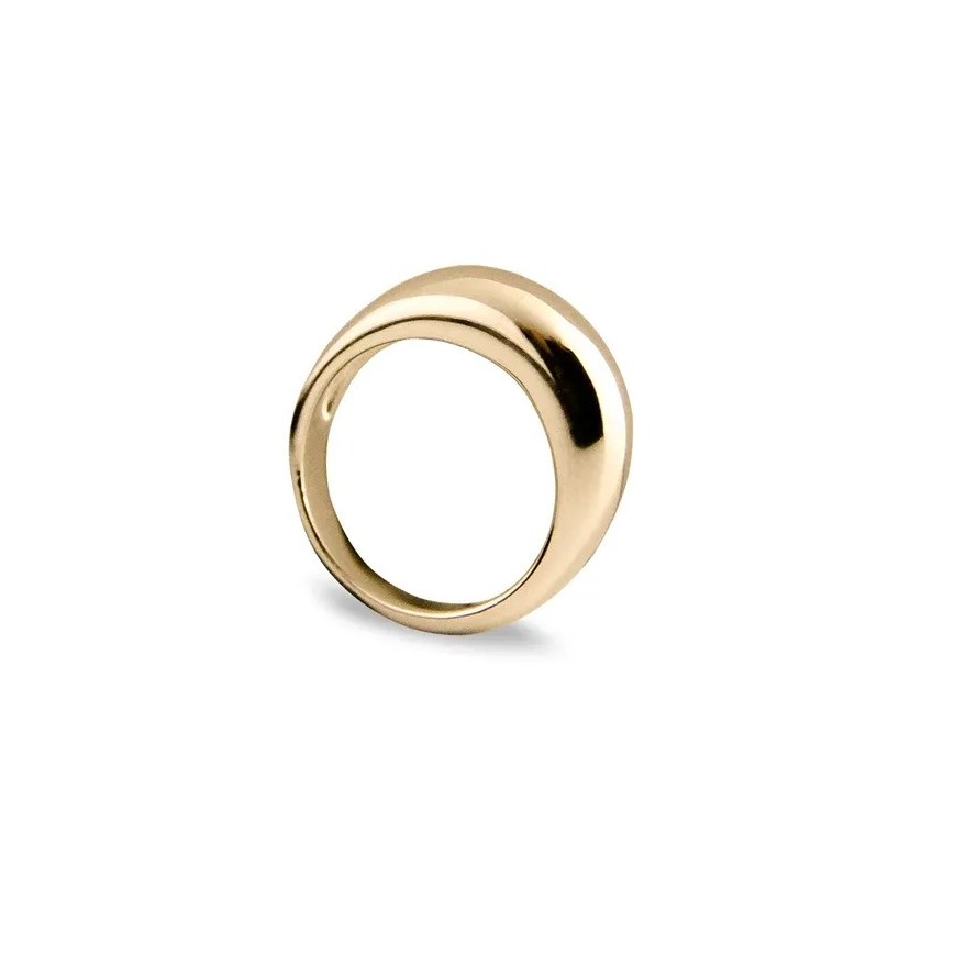 Ring Dome in Gold von Jeberg Jewellery