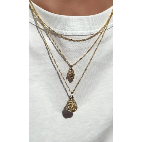 Halskette klein I am Gold in Gold von Jeberg Jewellery