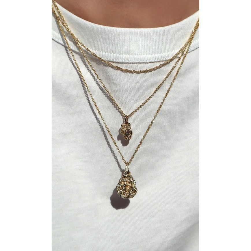Halskette klein I am Gold in Gold von Jeberg Jewellery