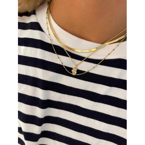 Halskette klein I am Gold in Gold von Jeberg Jewellery