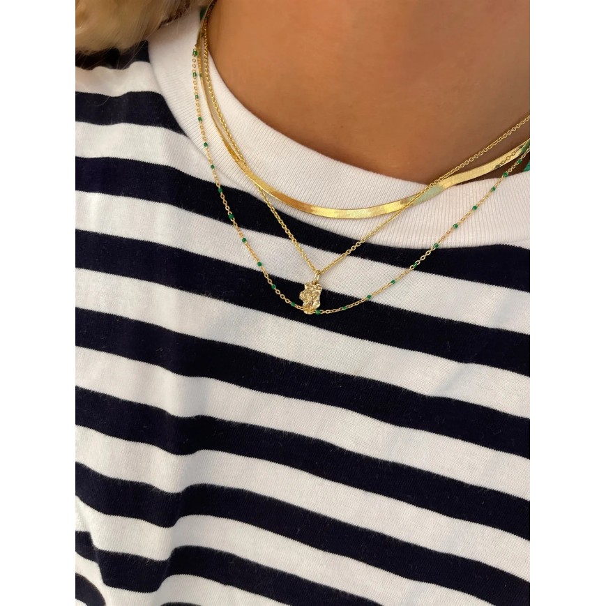 Halskette klein I am Gold in Gold von Jeberg Jewellery