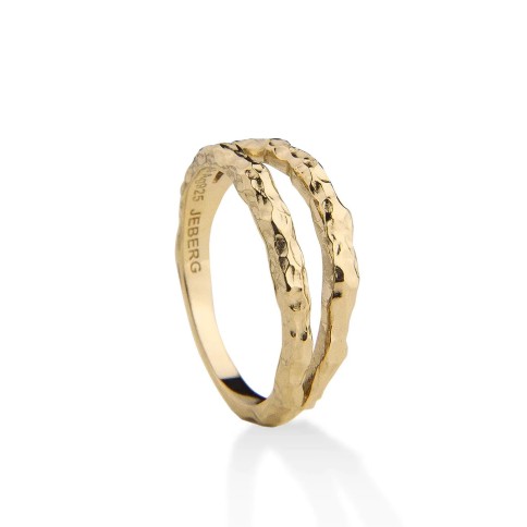 Double Ring in Gold von Jeberg Jewellery