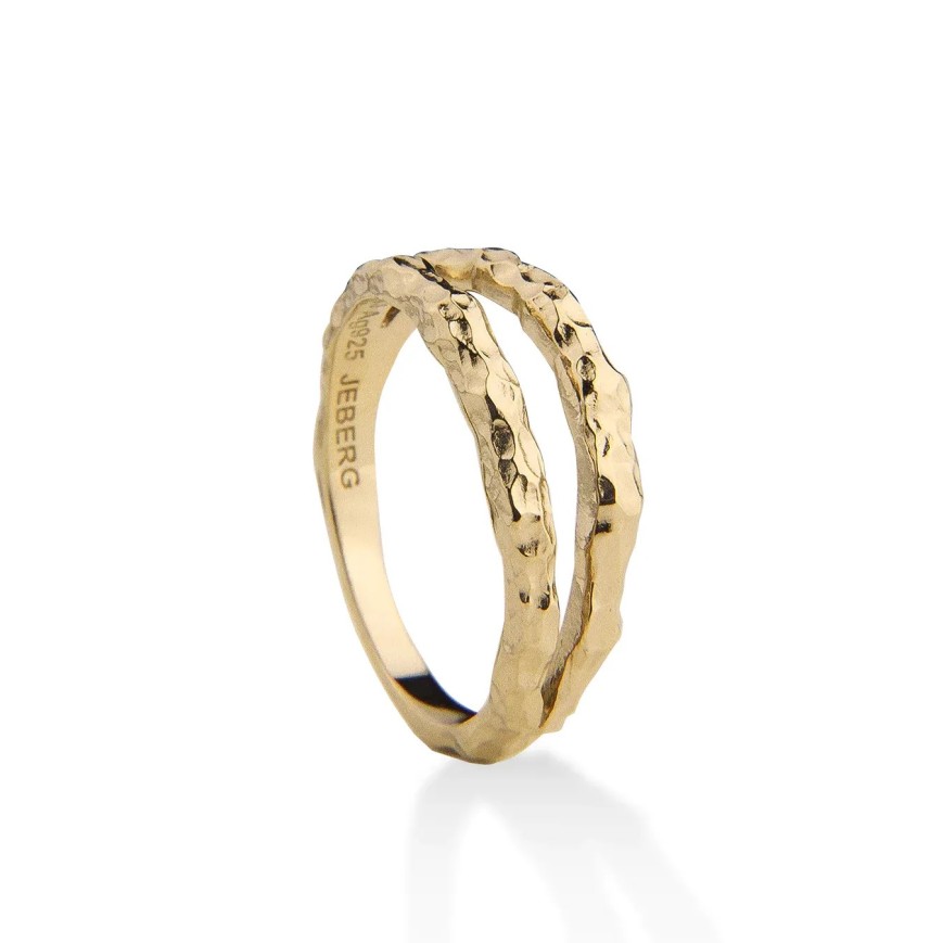 Double Ring in Gold von Jeberg Jewellery