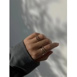 Double Ring in Gold von Jeberg Jewellery