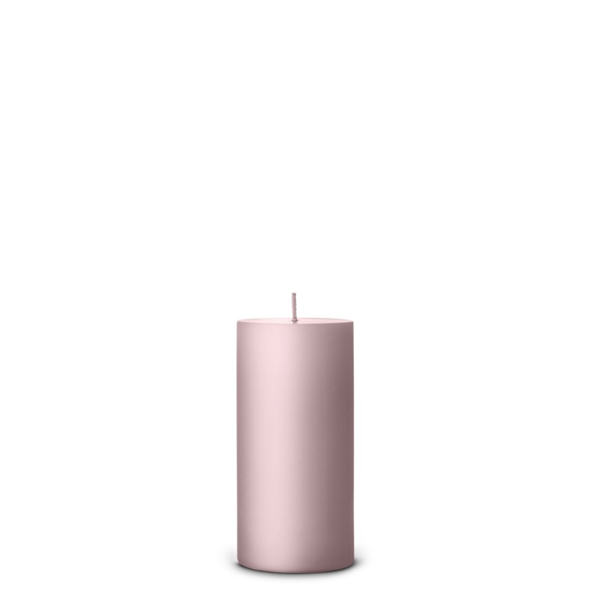 Pillar Kerze in soft rose