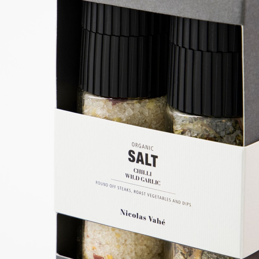 Geschenkbox Organic Chilli Salt & Wild Garlic
