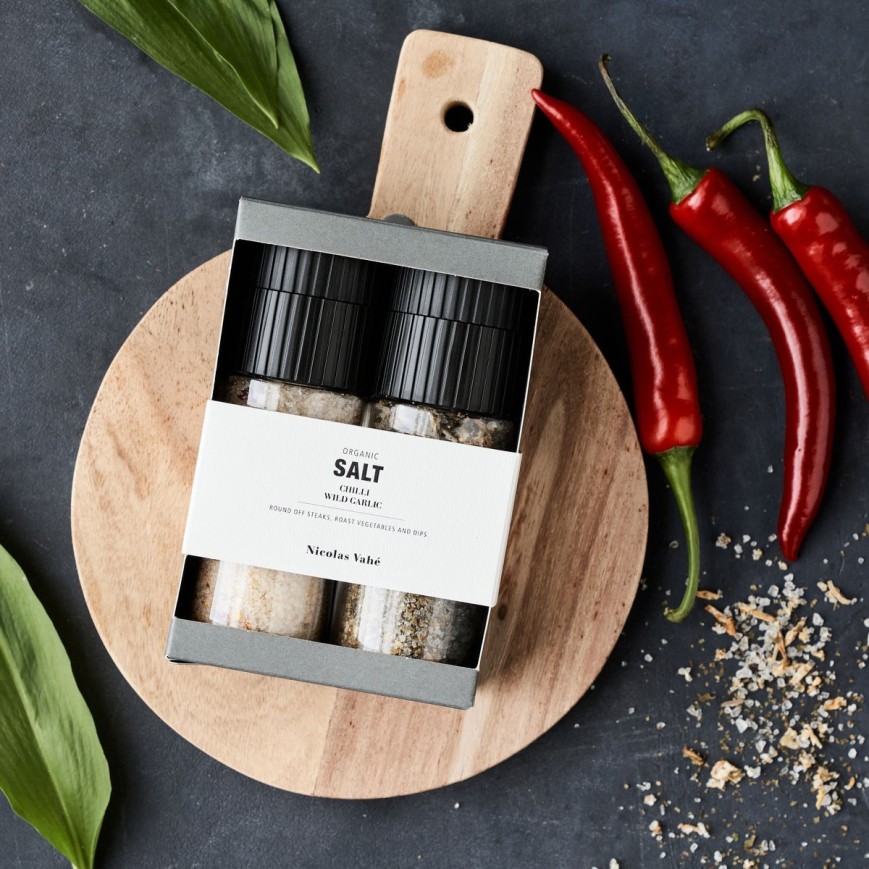 Geschenkbox Organic Chilli Salt & Wild Garlic