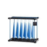 Kegelkerze in moon blue
