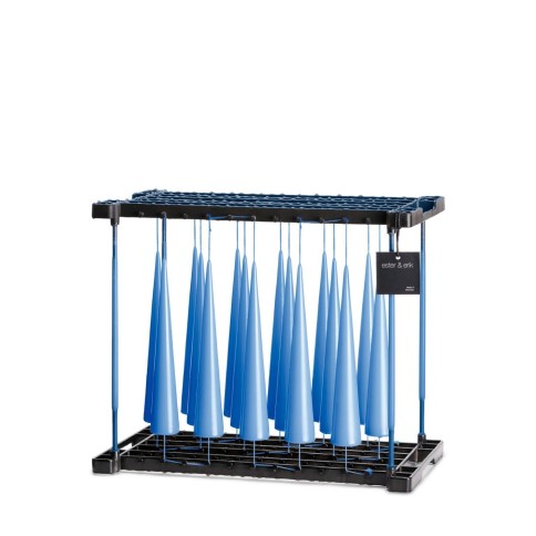 Kegelkerze in moon blue