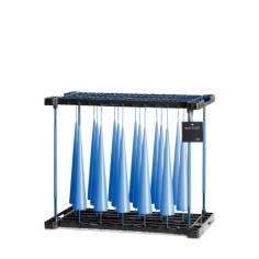 Kegelkerze in moon blue