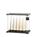 Kegelkerze in ivory