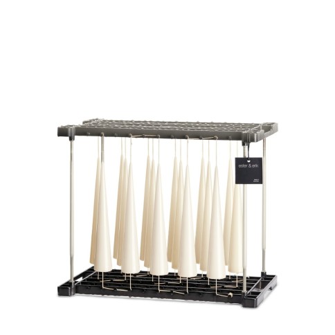 Kegelkerze in ivory