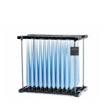 Kerze Frame in sky blue lacquer
