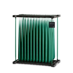 Kerze Frame in marble green