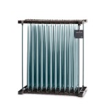 Kerze slim steel blue lacquer