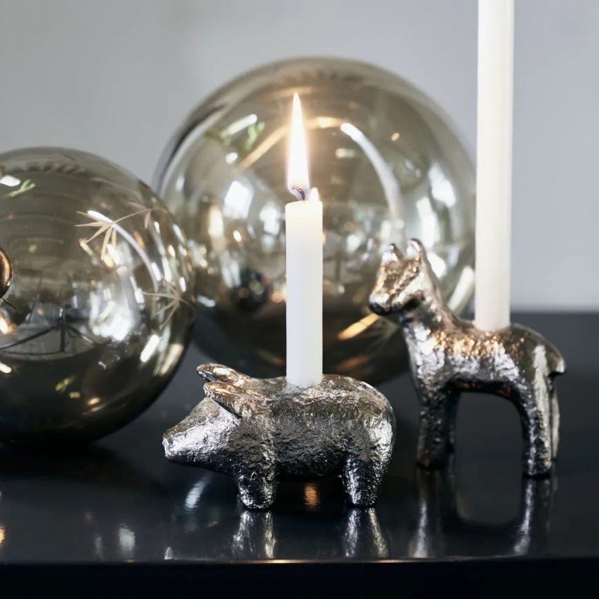 Kerzenständer in Silber
