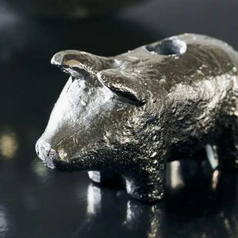 Kerzenständer in Silber