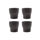 Thermobecher Liss in Dunkelbraun von house doctor