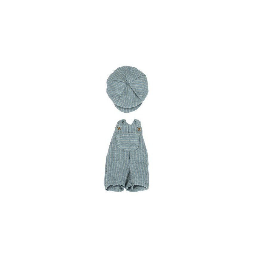 Overall und Mütze für Teddy Junior von Maileg