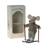 Wintermaus mit Ski von Maileg