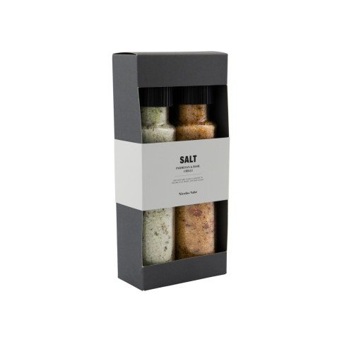 Geschenkbox Parmesan Basilikum & Chilli Salz