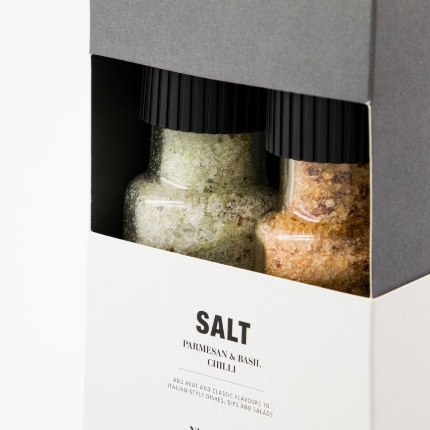 Geschenkbox Parmesan Basilikum & Chilli Salz