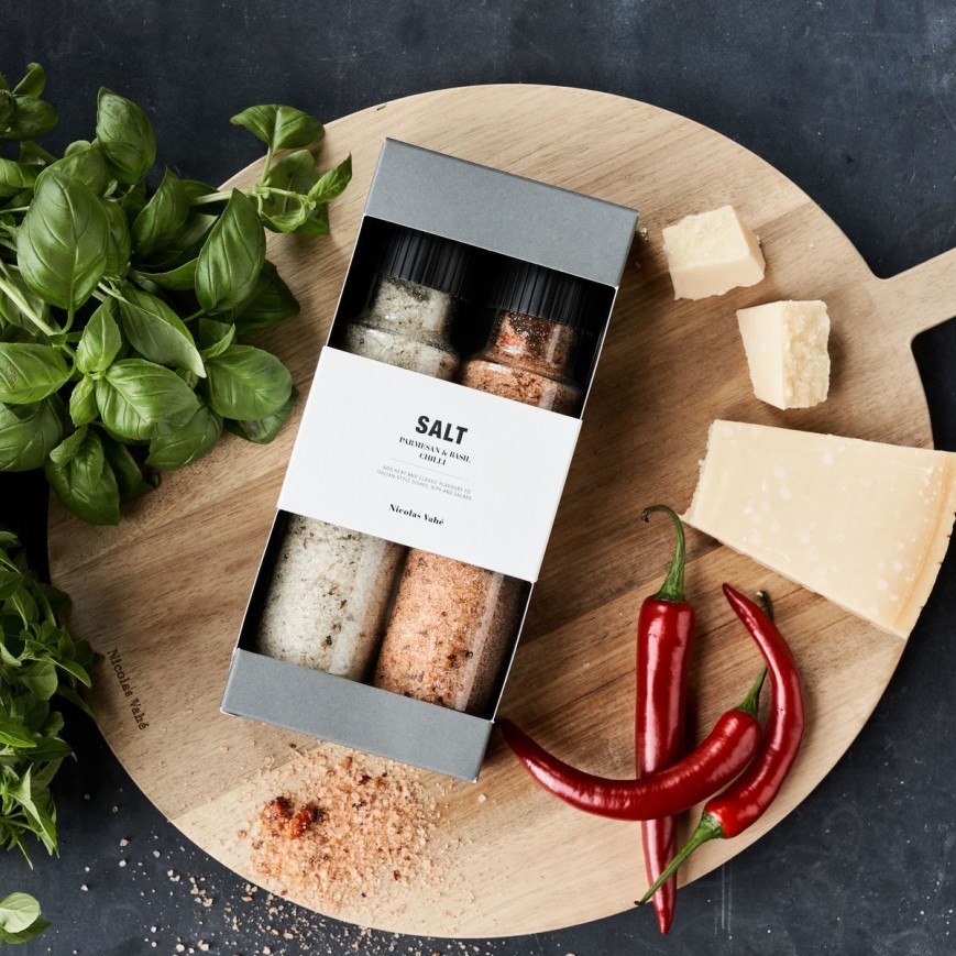 Geschenkbox Parmesan Basilikum & Chilli Salz