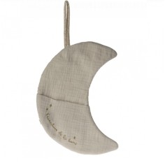 Mond mit Stickerei