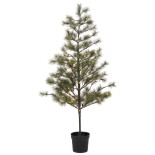 Weihnachtsbaum mit LED-Lichtern