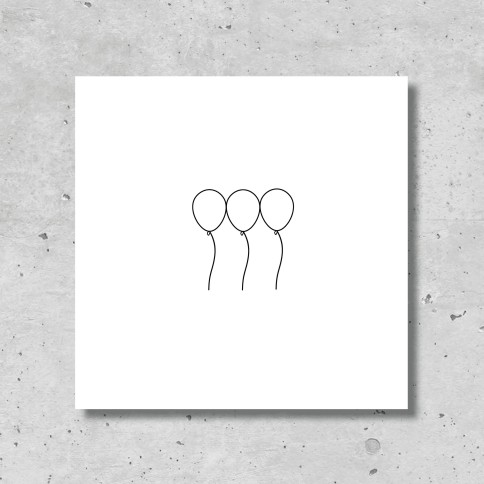 Karte Ballon von blad-løve