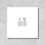 Karte Blumen von blad-løve