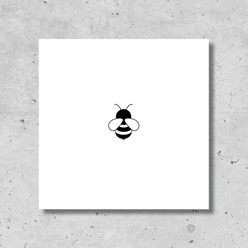 Karte Biene von blad-løve