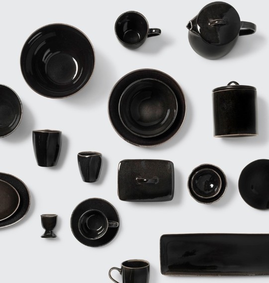 Kuchenplatte Nordic coal von Broste Copenhagen