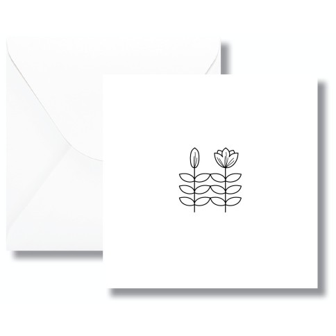 Karte Blumen von blad-løve
