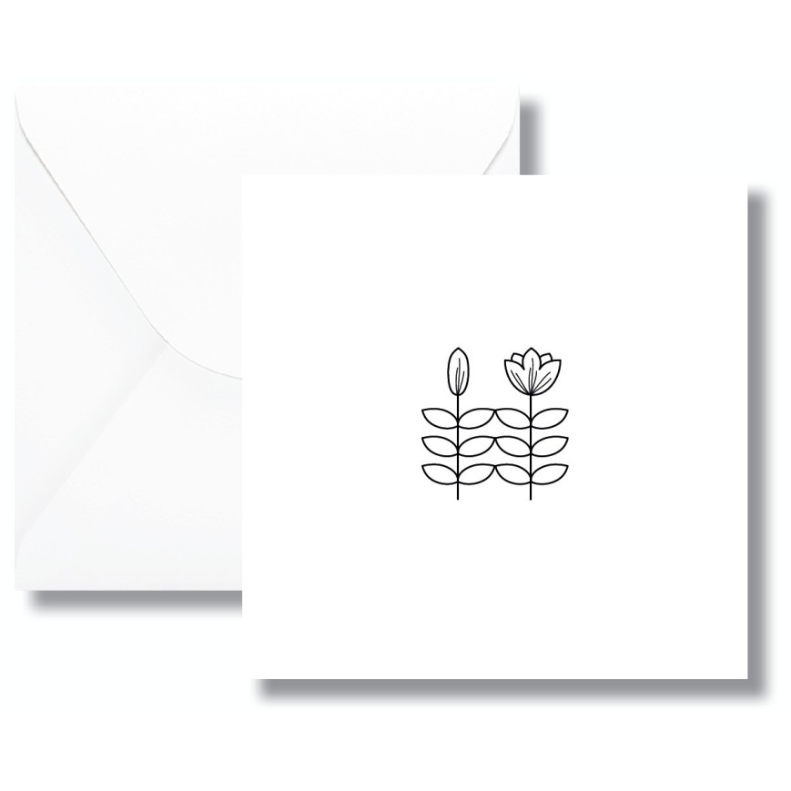 Karte Blumen von blad-løve