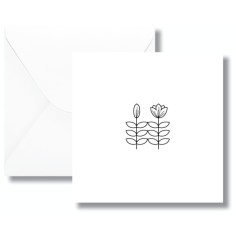 Karte Blumen von blad-løve