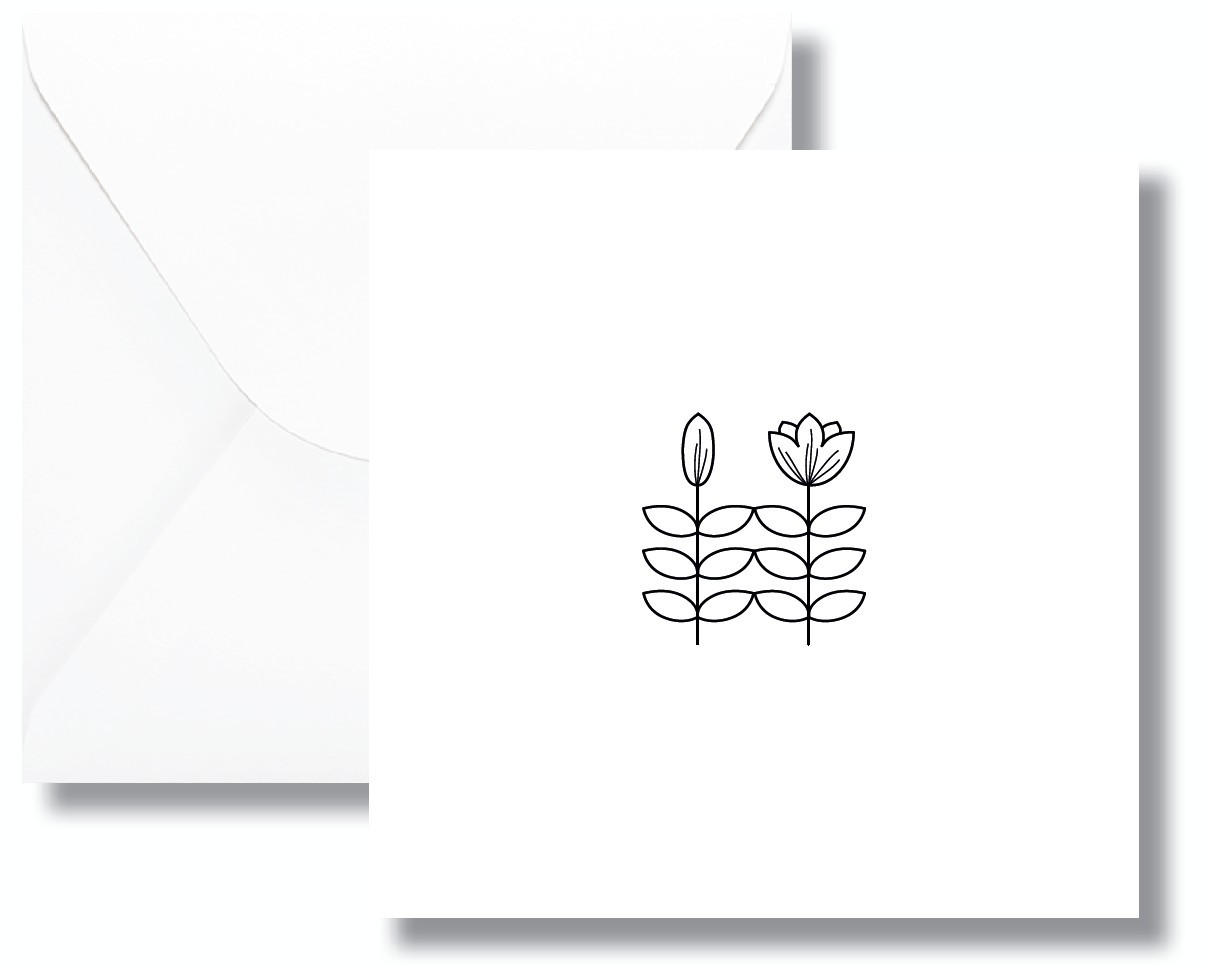 Karte Blumen von blad-løve