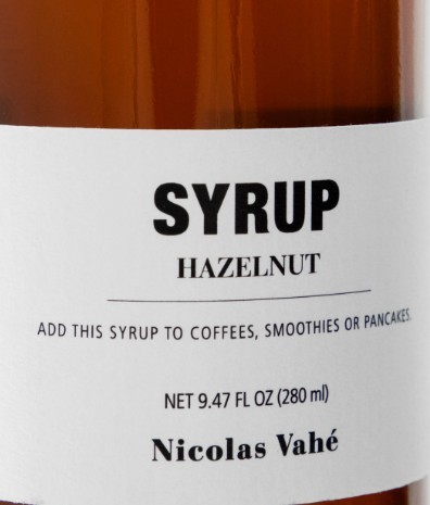 Sirup Haselnuss, Ansicht 2