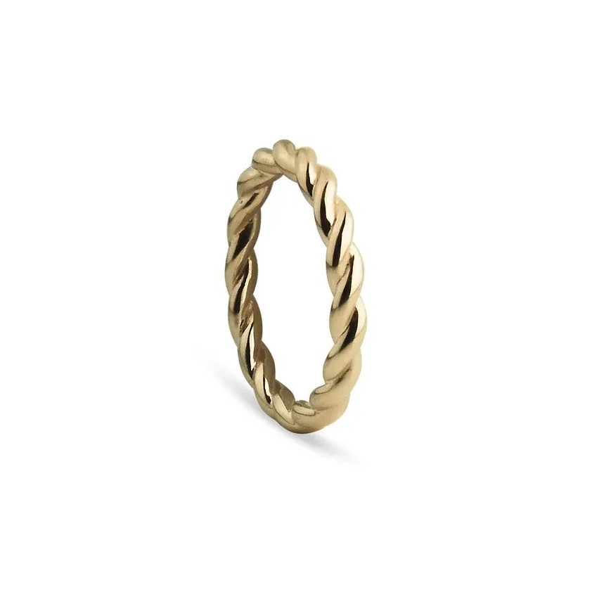 Twisted Ring in Gold