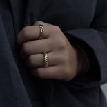 Twisted Ring in Gold