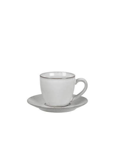 Tasse mit Untertasse Nordic sand von Broste Copenhagen