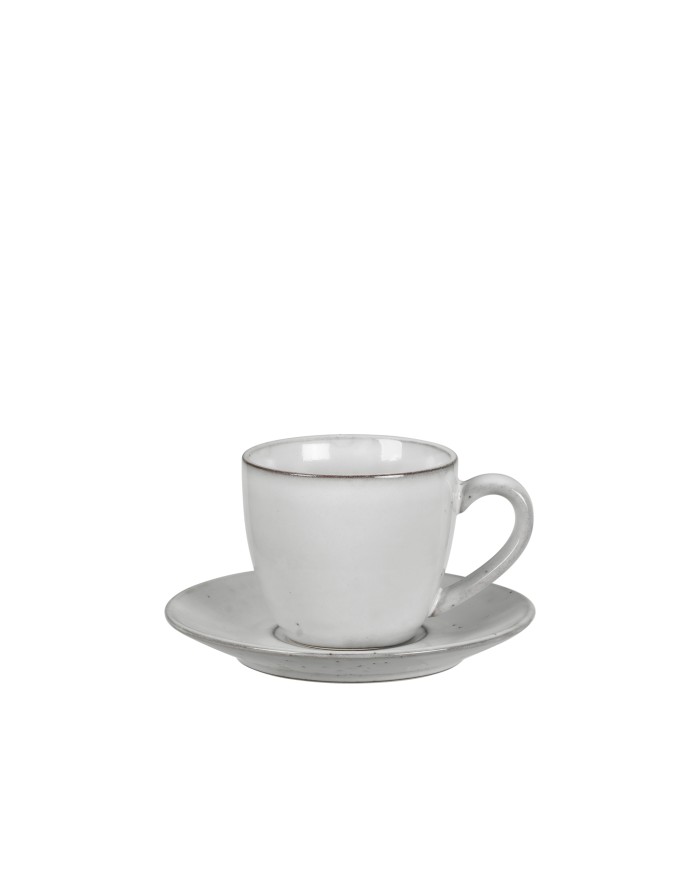 Tasse mit Untertasse Nordic sand von Broste Copenhagen
