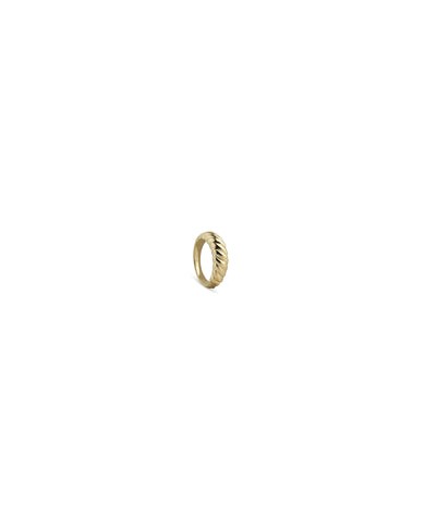 Twisted Dome Ring in Gold von Jeberg Jewellery