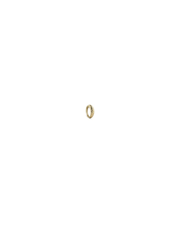 Twisted Dome Ring in Gold von Jeberg Jewellery