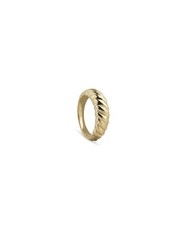Twisted Dome Ring in Gold von Jeberg Jewellery