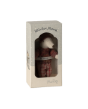 Wintermaus mit Skiset