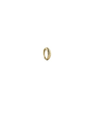 Twisted Dome Ring in Gold von Jeberg Jewellery