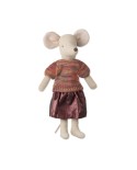 Rock und Strickbluse