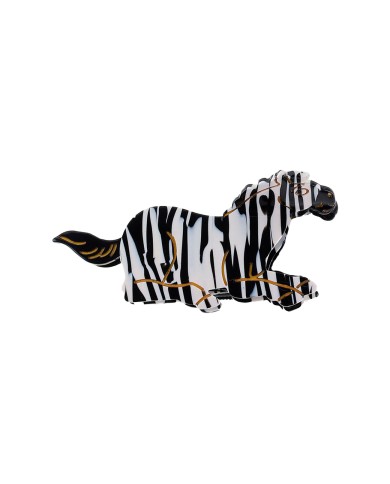 Haarklammer Zebra